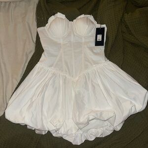 White Corset Dress